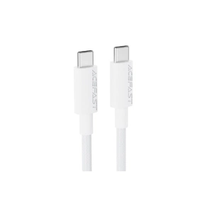 Дата кабель USB-C to USB-C 1.2m 3A white Acefast (6974316284253) зображення 1