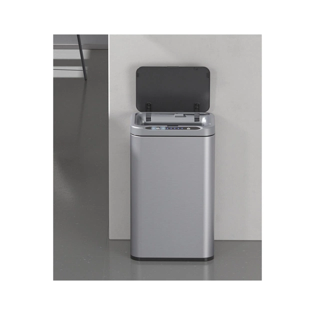 Контейнер для сміття JAH Сенсорний Срібний металік 13 л (20254) - picture 3