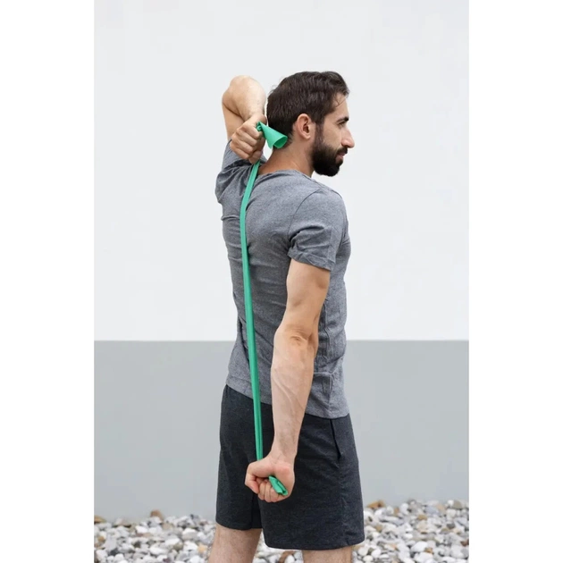 Еспандер U-Powex для фітнесу та реабілітації Fitness band 0.5мм 9.1 кг Green (UP_1007_Green) - изображение 8