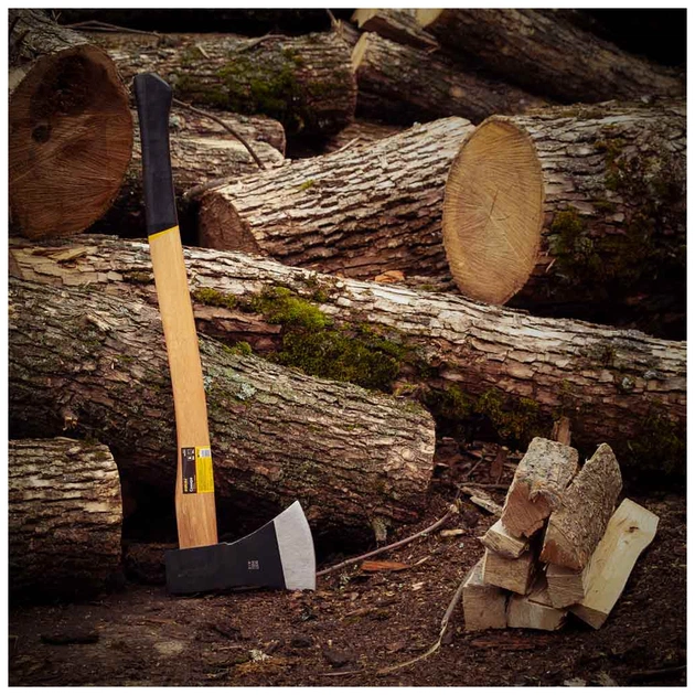 Сокира Sigma 1250г дерев'яна ручка 700мм (береза) (4321351) - picture 8