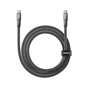 Дата кабель USB-C to USB-C 1.2m 100W zinc alloy braided Remax (6954851262411) - зменшене зображення 1