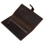 Портмоне Grande Pelle Шкіряне Коричневе (11515) - зменшене зображення 5