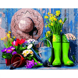 Картина по номерам Strateg Дачний натюрморт 40х50 см (VA-2566) зображення 1