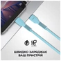 Дата кабель USB-C to Lightning 1.0m AR88 3A Blue Armorstandart (ARM65288) - зменшене зображення 3