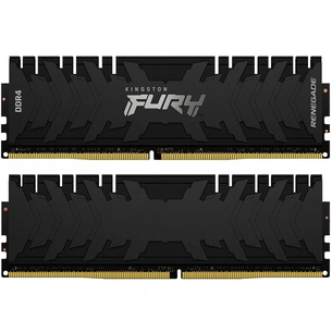 Модуль пам'яті для комп'ютера DDR4 16GB (2x8GB) 4266 MHz Renegade Black Kingston Fury (ex.HyperX) (KF442C19RBK2/16) зображення 1