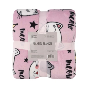 Плед Ardesto Flannel 100% поліестер, котики 160х200 см (ART0132PB) зображення 1