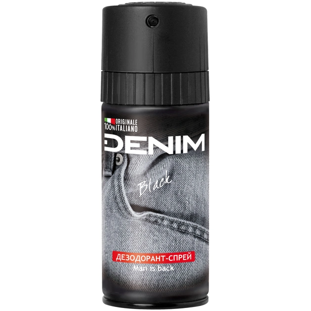 Дезодорант Denim Black 150 мл (8008970004242) - изображение 1