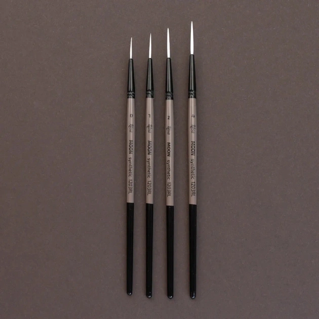 Пензлик для малювання Rosa Синтетика лайнер, MOON 1203RL, №4 (4823098534082) - picture 3