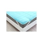 Наматрацник MirSon Eco Light №1725 Silk Air-line на резинці по кутках Blue 70x130 см (2200002890779) - зменшене зображення 2