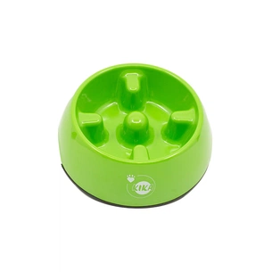Посуд для собак KIKA Миска для повільного харчування L зелена (SDML990053LM) зображення 1