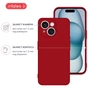Чохол до мобільного телефона Intaleo SoftShell Apple iPhone 15 Red (1283126585241) - зменшене зображення 3