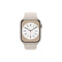 Смарт-годинник Apple Watch Series 8 GPS 45mm Starlight Aluminium Case with Starlight Sport Band - Regular (MNP23UL/A) - зменшене зображення 2