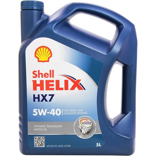 Моторна олива Shell Helix HX7 5W-40, 5л (73992) - зображення 1