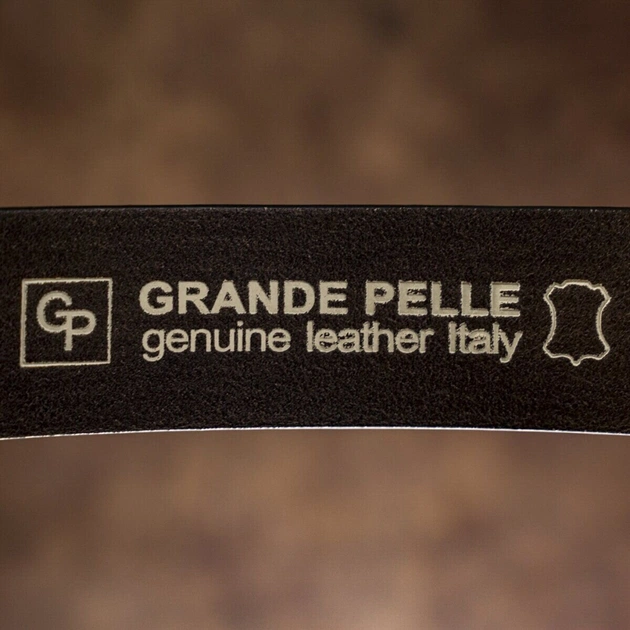 Ремінь Grande Pelle З круглою пряжкою Капучіно (11271) - зображення 9