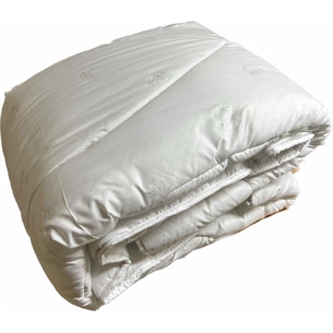 Ковдра ШЕМ зимова бамбук Білий двоспальна 175х210 (175 Бамбук_білий) зображення 1