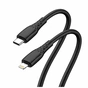 Дата кабель USB-C to Lightning 1.0m PD30W textured PVC black ColorWay (CW-CBPDCL094-BK) - уменьшенное изображение 3