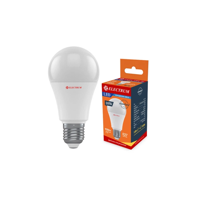 Лампочка Electrum A60 10W PA LS-V10 E27 4000K (A-LS-1520) - зображення 1