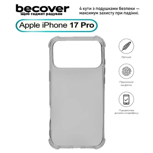 Чохол до мобільного телефона BeCover Anti-Shock Apple iPhone 17 Pro Grey (713798) зображення 1