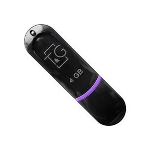 USB флеш накопичувач T&G 4GB 012 Classic Series Black USB 2.0 (TG012-4GBBK) зображення 1