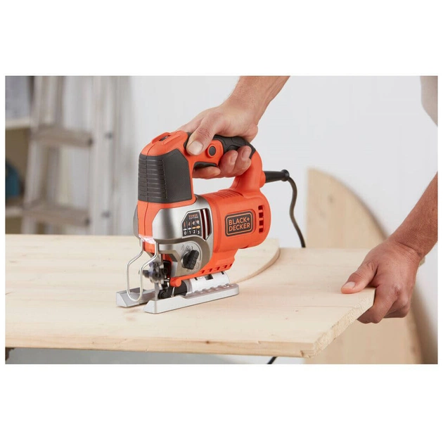 Електролобзик Black&Decker 650 Вт, 3100 хід/хв (BES610) - зображення 6