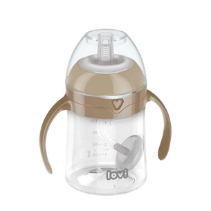 Поїльник-непроливайка Lovi з трубочкою та обтяжувачем 150 мл - коричнева (35/363) изображение 1