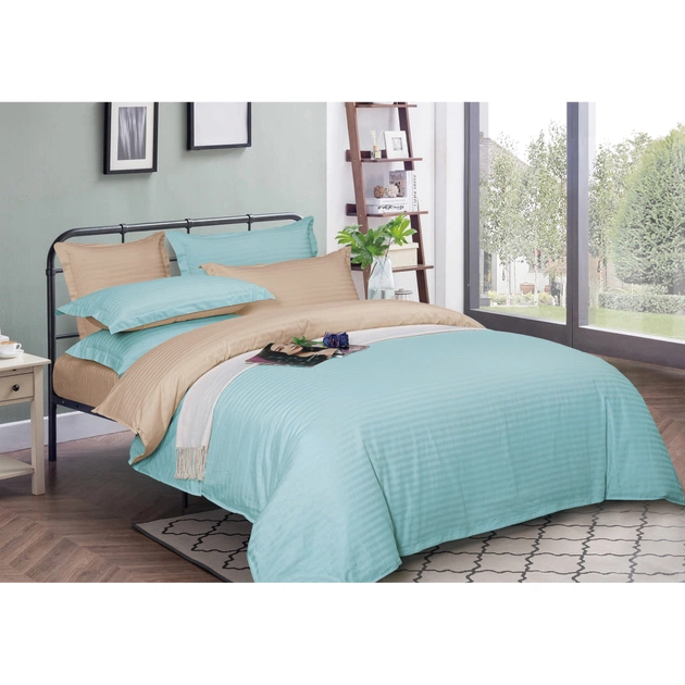 Пододеяльник MirSon Satin Stripe 30-0013 + 30-0004 Rovena 110х140 см (2200005259603) - изображение 1