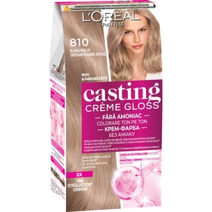 Фарба для волосся L'Oreal Paris Casting Creme Gloss 810 - Перламутровий блонд (3600521250051) изображение 1