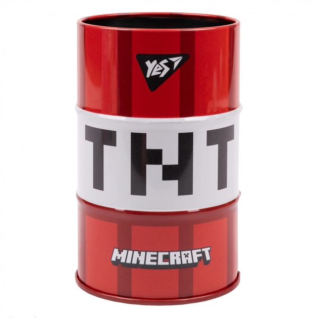 Подставка для мелочей Yes бочка Minecraft металл, красный (470497) - изображение 1