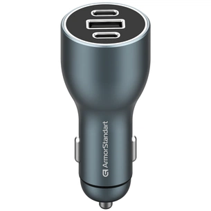 Зарядний пристрій Armorstandart Resolute Power ASPP-21 120W 2xUSB-C, 1xUSB-A (ARM70026) зображення 1