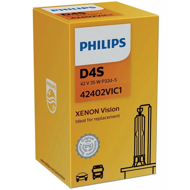 Автолампа Philips D4S Vision 1шт (42402VIC1) - picture 4