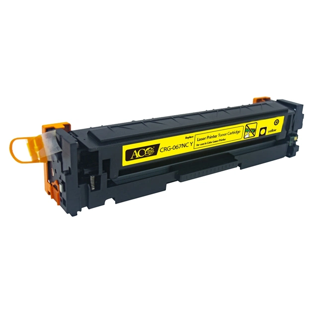 Картридж ACO Canon 067 Yellow 1250ст без чипа (ACO-CRG-067NC Y) - изображение 1