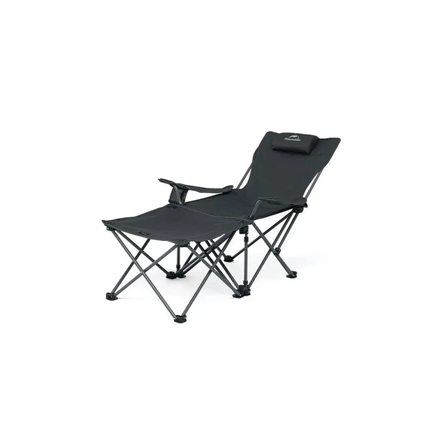 Крісло складане Naturehike CNK2300JJ012 алюміній чорний (6976023922909) - зображення 1