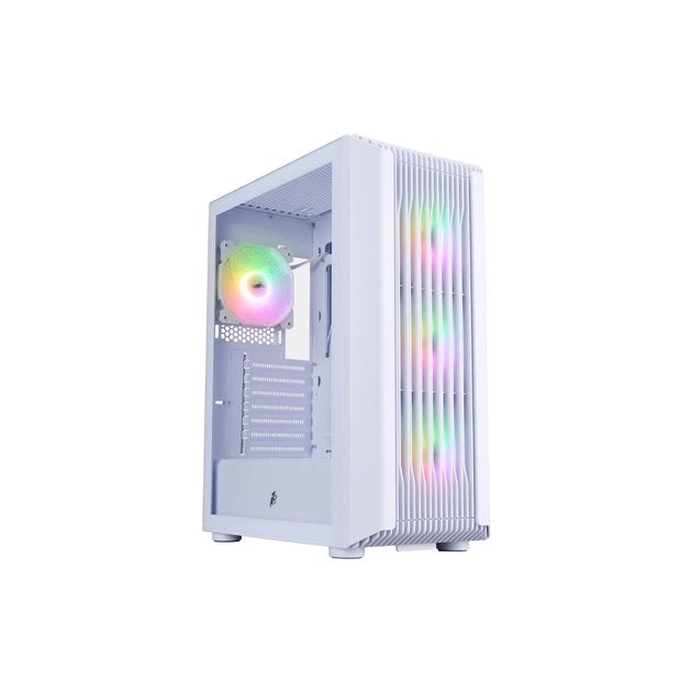 Корпус для ПК 1stPlayer H6-WH-4F7-W - зображення 1