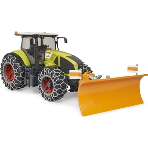 Масштабна модель автомобіля Bruder Трактор Claas Axion 950 для прибирання снігу (03018) зображення 1