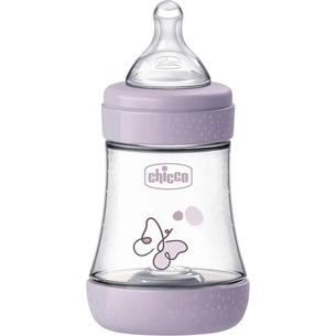 Бутылочка для кормления Chicco Perfect 5 із силіконовою соскою 0+ місяців 150 мл Рожева (20211.12.40) изображение 1