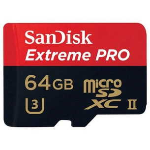Карта пам'яті SanDisk 64GB microSD class 10 USH-II U3 (SDSQXPJ-064G-GN6M3) зображення 1