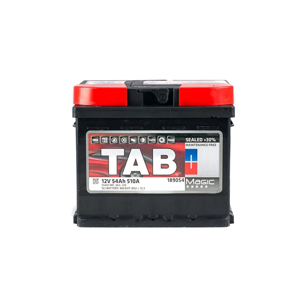 Аккумулятор автомобильный TAB 54 Ah/12V Magic Euro (189 054) - изображение 1