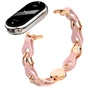 Ремінець до фітнес браслета Armorstandart Chain Wristband для Xiaomi Smart Band 10/9/8 Pink (ARM86888) - зменшене зображення 2