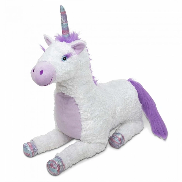 М'яка іграшка Melissa&Doug Гігантський райдужний єдиноріг Місті, 106 см (MD30405) - зображення 1
