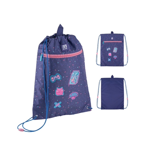 Сумка для взуття Kite Pixel Love Фіолетова (K24-601M-5) - зображення 1