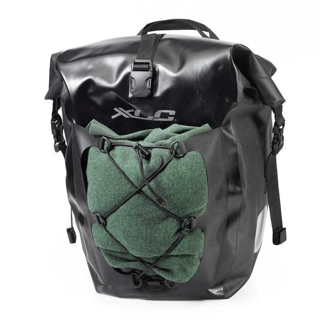 Велосумка на багажник XLC Комплект 2 шт 21x18x46 см Black (2501770600) - picture 4