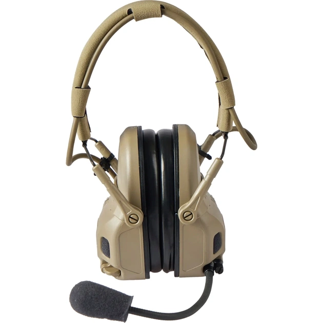 Тактичні навушники Ops-Core AMP Communication Headset-Connectorized. Верхній тримач. Tan (N101153-01-0000) - picture 5