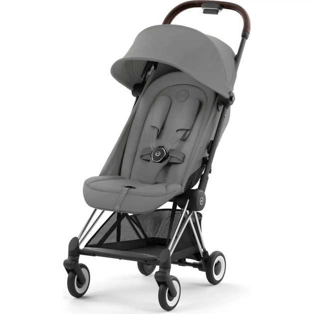 Коляска Cybex Coya Chrome Dark Brown Mirage Grey (522004395) - изображение 1