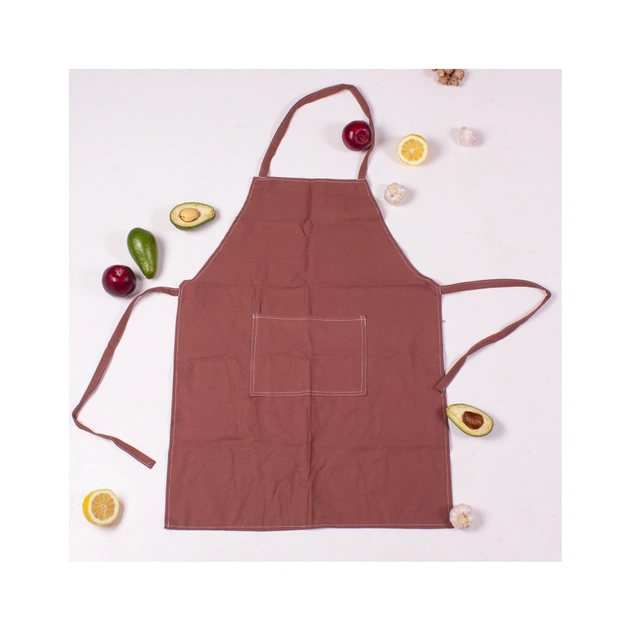 Фартух MirSon рогожа/напівпанама №205 - Chocolate (2200006753995) - picture 2