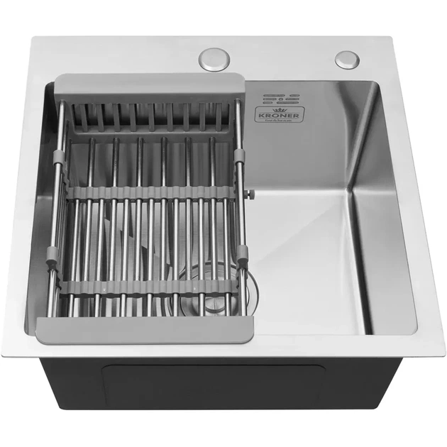 Мийка кухонна Kroner Gebьrstet-4545HM (CV033855) - picture 8