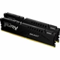 Модуль пам'яті для комп'ютера DDR5 32GB (2x16GB) 6000 MHz Beast Black Kingston Fury (ex.HyperX) (KF560C40BBK2-32) - зменшене зображення 1