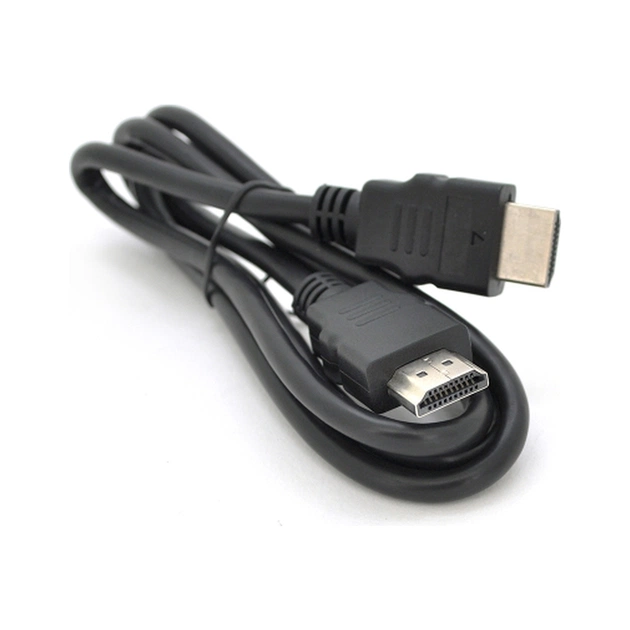 Кабель мультимедійний HDMI M to HDMI M 1.0m V1.4 black Merlion (YT-HDMI(M)/(M)HSP-1m) - зображення 1