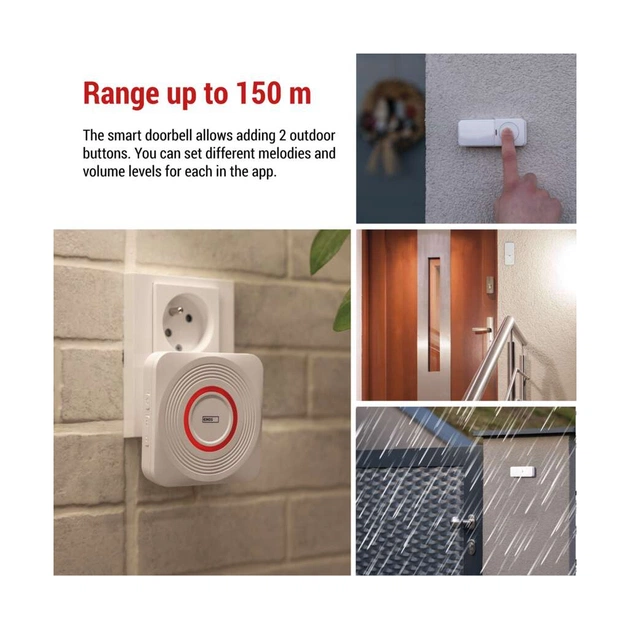 Дверний дзвінок EMOS бездротовий EMOS P5735WS WiFi (P5735WS) - picture 10