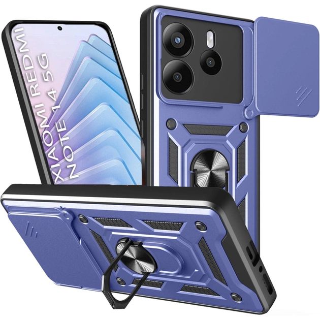 Чохол до мобільного телефона BeCover Military Xiaomi Redmi Note 14 5G Blue (713093) - зображення 1