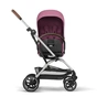 Коляска Cybex Eezy S Twist+ 2 SLV B Magnolia Pink purple (з бампером) (521001775) - зменшене зображення 3